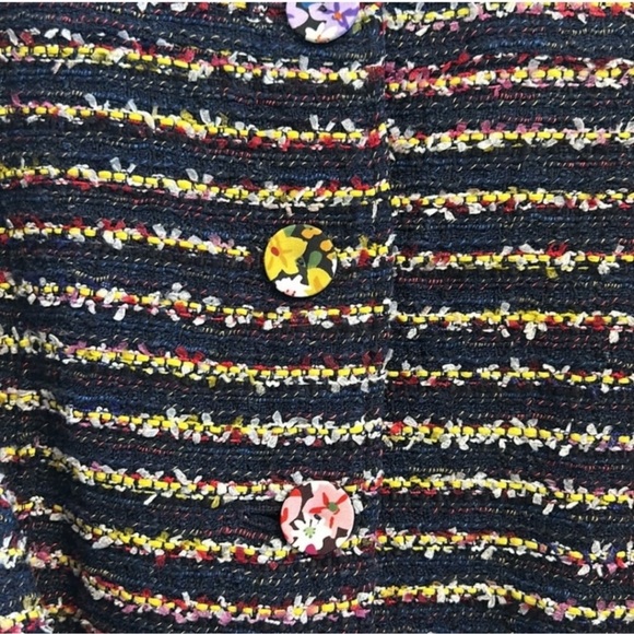 CAbi Navy Multicolor Knit Dress - Picture 4 of 12